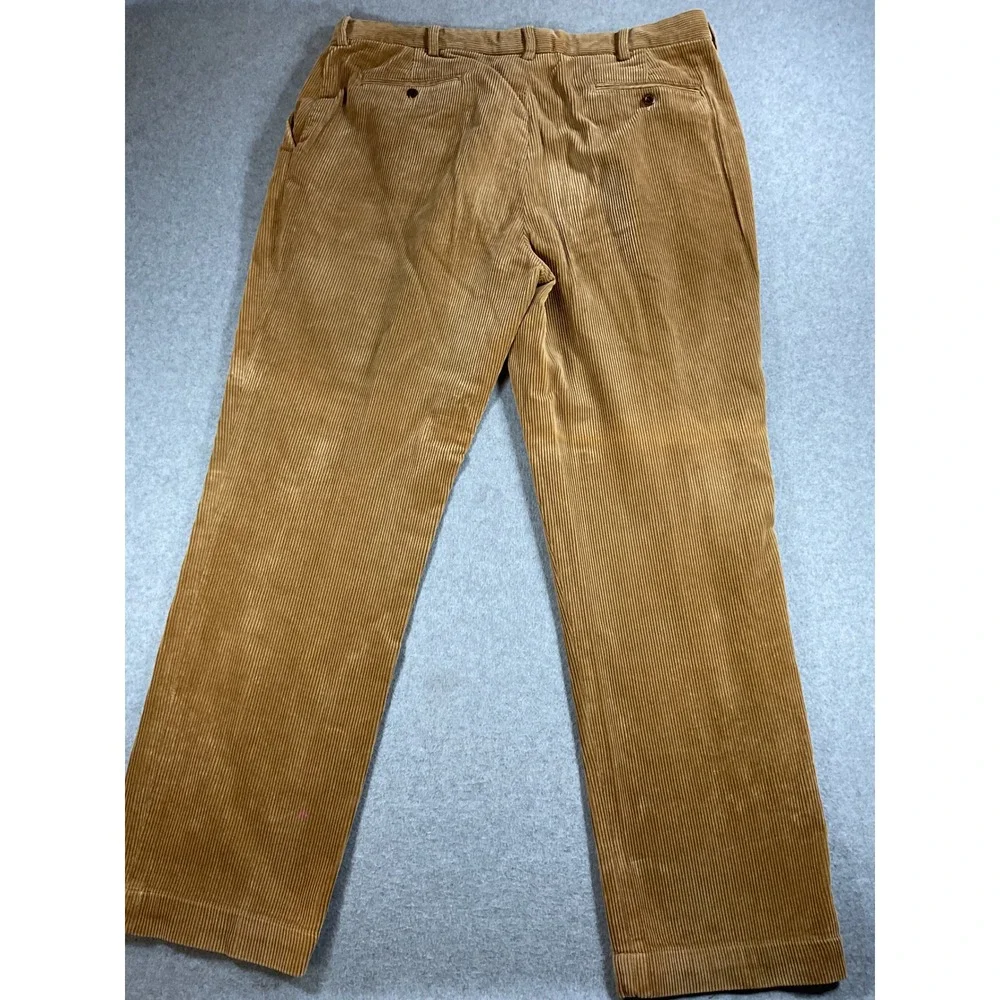Polo Ralph Lauren Preston Pant 40x31 Tan Corduroy Straight Leg Trousers 1643